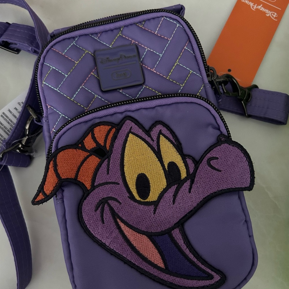 2024 Festival of the Arts Disney Lug Purple Crossbody Bag with Figment